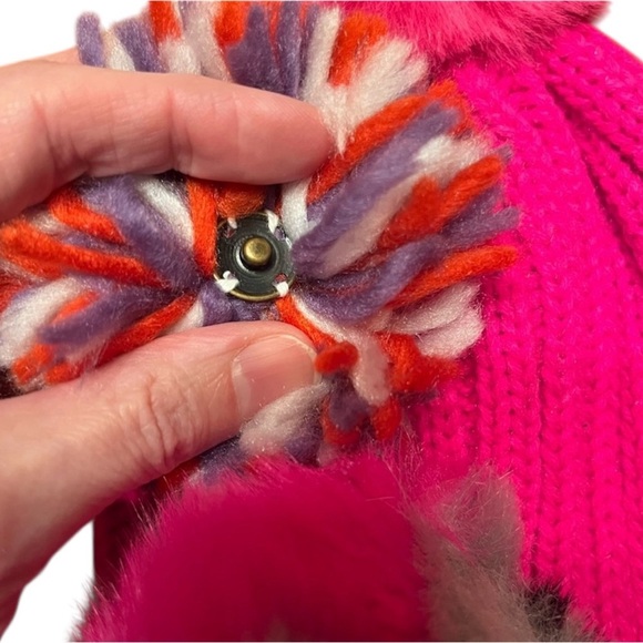 BP (Nordsrom) Fuchsia Pick A Pom Beanie - Picture 4 of 7